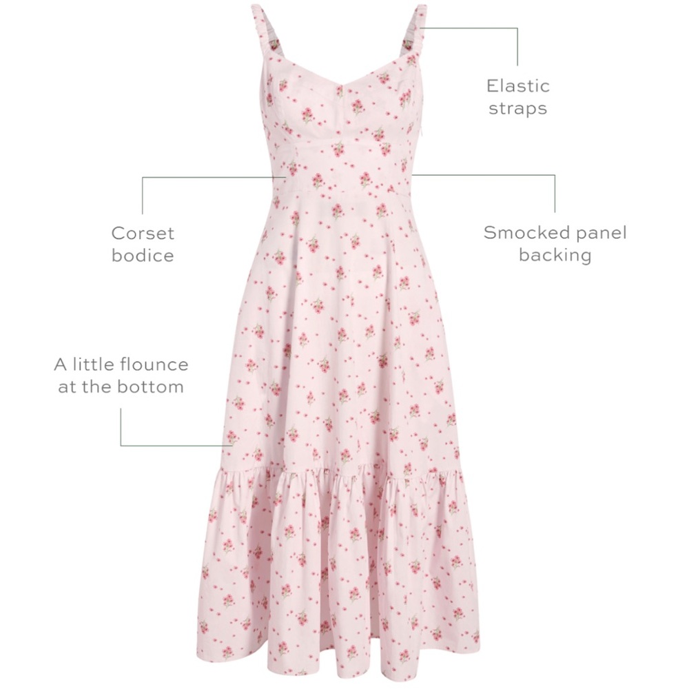 Hill House Pink Solenge Dress